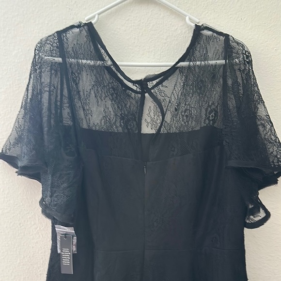 Eloquii Jason wu Black Lace Midi Dress - Picture 6 of 8